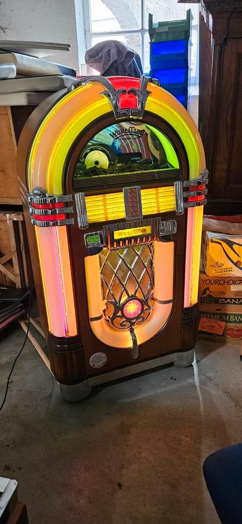 Wurlitzer 1015 omt 100 cd, Verzamelen, Automaten | Jukeboxen, Gebruikt, Wurlitzer, 1970 tot heden, Ophalen