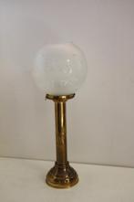 Messing kandelaar / Scheepskaars - D.H.R. Den Haan., Antiek en Kunst, Antiek | Lampen, Ophalen of Verzenden