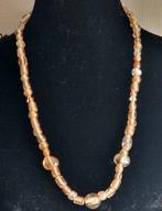Ketting glaskralen, Sieraden, Tassen en Uiterlijk, Antieke sieraden, Ophalen of Verzenden, Overige materialen, Ketting