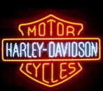 Harley Davidson motor cycles neon mancave garage decoratie, Verzamelen, Merken en Reclamevoorwerpen, Nieuw, Ophalen of Verzenden