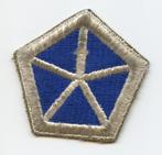 WO2 US 5th Army Corps Patch (Greenback), Ophalen of Verzenden, Landmacht, Amerika, Embleem of Badge