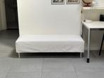 Wit bijzet bankje. Breed 55 cm x lang 145 cm x hoog 43 cm., Ophalen, Gebruikt, Overige maten, Minder dan 75 cm