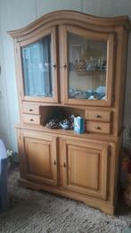 Licht eiken kast ziet er keurig uit, Huis en Inrichting, Kasten | Buffetkasten, Ophalen, 100 tot 150 cm, 200 cm of meer, Zo goed als nieuw