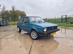 Volkswagen Golf MK1 1983 APK NL-Auto Wegenbelastingvrij, Voorwielaandrijving, Stof, 4 cilinders, Blauw