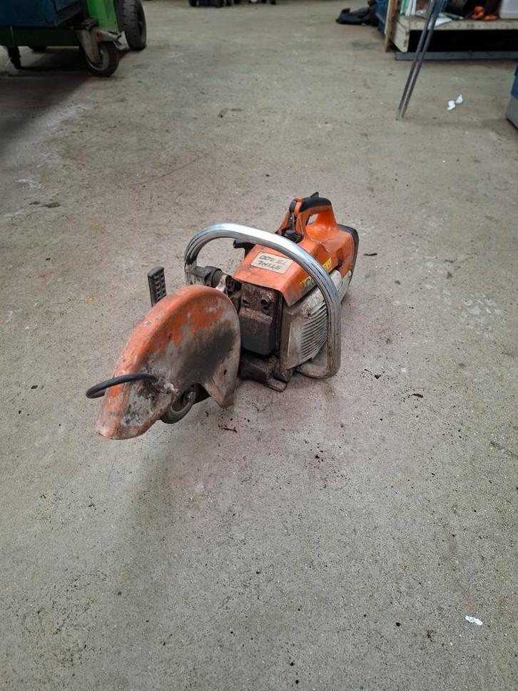 Stihl TS 400 Motorzaag , Bandenzaag- Benzine, Doe-het-zelf en Verbouw, Gereedschap | Overige machines, Gebruikt, Ophalen of Verzenden