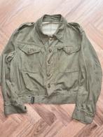 Engelse wo2 denim battle dress jasje 1944 gedateerd, Verzamelen, Militaria | Tweede Wereldoorlog, Ophalen of Verzenden, Landmacht