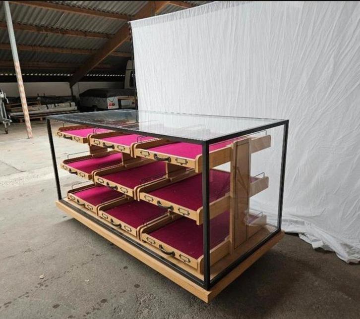 Toonbank vitrine accessoire meubel, Huis en Inrichting, Kasten | Vitrinekasten, Zo goed als nieuw, Minder dan 100 cm, 50 tot 100 cm