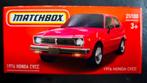 matchbox 1976 honda civic (cvcc) rood, Nieuw, Ophalen of Verzenden, Auto