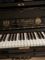 Piano Irmler, 1920, binnenwerk gerestaureerd, Ivoor Toetsen, Muziek en Instrumenten, Piano's, Ophalen, Gebruikt, Zwart, Piano