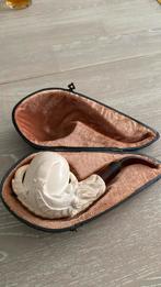 Handgemaakte Meerschaum pijp van albast !!, Ophalen of Verzenden