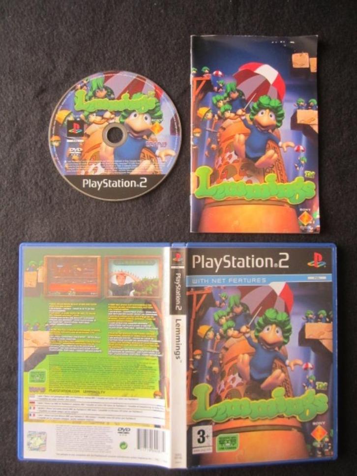 PS2 - Lemmings - Playstation 2, Spelcomputers en Games, Games | Sony PlayStation 2, Zo goed als nieuw, Overige genres, 1 speler