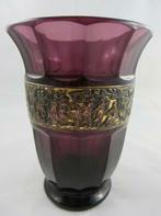 Moser Walther vaas | Art Deco | Amethyst, Antiek en Kunst, Antiek | Glas en Kristal, Ophalen of Verzenden