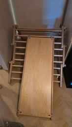 Houten klimrek met glijbaan - Ette Tete, Ophalen, Gebruikt, Klimnet