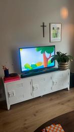 HK living houten tv meubel, Huis en Inrichting, Kasten | Televisiemeubels, 150 tot 200 cm, Ophalen of Verzenden, Zo goed als nieuw