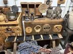 Oude houten ornamenten op statief, Ophalen of Verzenden, Zo goed als nieuw, Nvt, Nvt