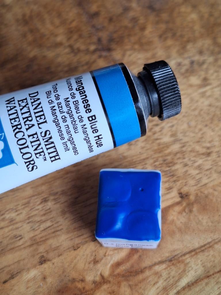 Daniel Smith Aquarel - ½ napje Manganese Blue Hue, Ophalen of Verzenden