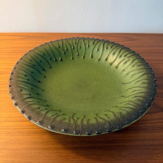 Antiek bord, wandbord, sierbord, Art Deco, plateel Gouda,, Huis en Inrichting, Woonaccessoires | Schalen en Manden, Zo goed als nieuw