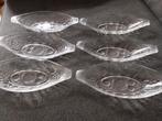 Vintage Dessert Schaaltjes  12 stuks, Gebruikt, Schaal, Ophalen of Verzenden, Glas