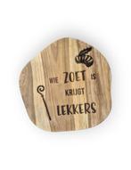 Borrelplank - Wie zoet is krijgt lekkers, Lelystad, Nieuw, Troubadot, Ophalen of Verzenden