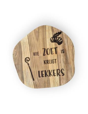 Borrelplank - Wie zoet is krijgt lekkers beschikbaar voor biedingen