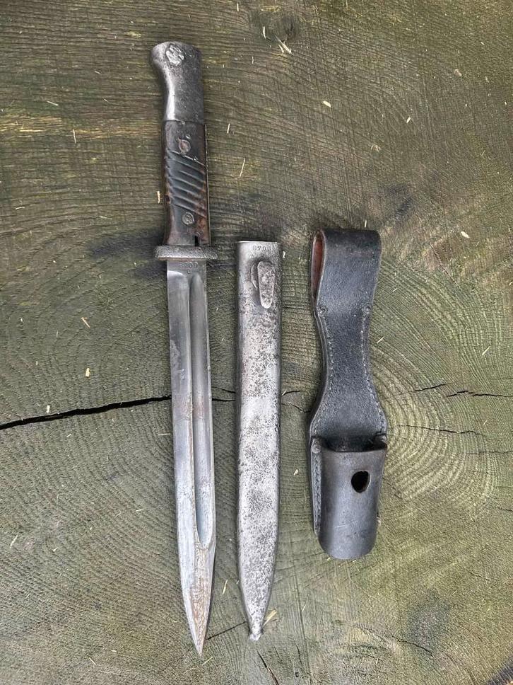 Duitse bajonet WOII, Verzamelen, Militaria | Tweede Wereldoorlog, Mes of Dolk, Duitsland, Ophalen of Verzenden