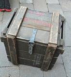Stoere robuuste dekenkist speelgoedkist munitiekist, Ophalen, Zo goed als nieuw, Minder dan 50 cm, Minder dan 50 cm