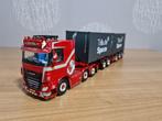 Weeda Daf XF SC MY2017 + 2connect combi trailer, Hobby en Vrije tijd, Modelauto's | 1:50, Ophalen, Nieuw, Bus of Vrachtwagen, Wsi