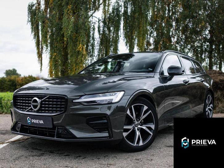 Volvo V60 2.0 B4 R-Design | Trekhaak | Leder | 197 pk, Auto's, Volvo, Bedrijf, Te koop, V60, ABS, Achteruitrijcamera, Adaptive Cruise Control