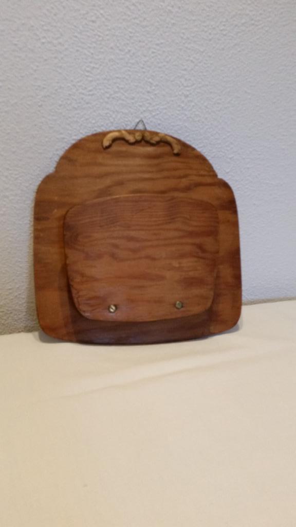 Oud houten postbakje, Antiek en Kunst, Curiosa en Brocante, Ophalen of Verzenden