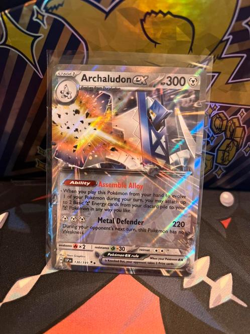 Archaludon ex 130 ssp, Hobby en Vrije tijd, Verzamelkaartspellen | Pokémon, Zo goed als nieuw, Meerdere kaarten, Ophalen of Verzenden