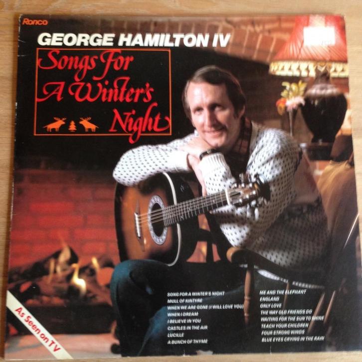 George Hamilton - Songs for a Winter Night LP, Cd's en Dvd's, Vinyl | Pop, Gebruikt, 1960 tot 1980, 12 inch, Ophalen