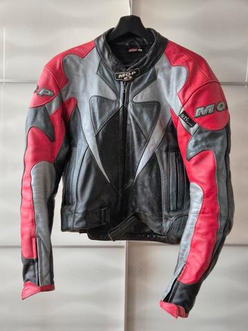 Leren MQP motorjas maat 50 en MQP handschoenen leer/kevlar beschikbaar voor biedingen