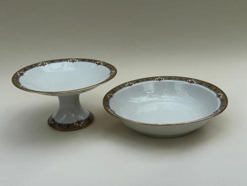 Vintage frans porselein - 2 stuks, Antiek en Kunst, Antiek | Porselein, Ophalen of Verzenden