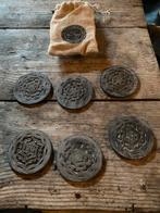 Setje houten onderzetters, Ophalen of Verzenden, Zo goed als nieuw, Glas of Kopje