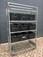 2x stellingkast op wielen, Huis en Inrichting, Ophalen, Gebruikt