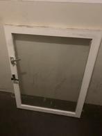 Houten Kozijnen met mechaniek & 11 glazen platen, Doe-het-zelf en Verbouw, Kozijnen en Schuifpuien, Ophalen, Gebruikt, Raamkozijn