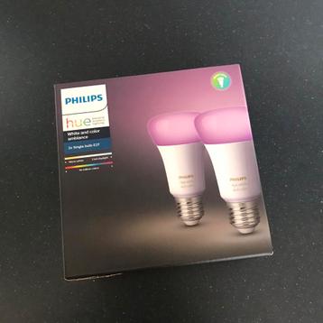 Philips HUE 2x E27 lamp | White & Color | NIEUW