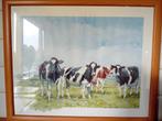 Landelijk koeien, Huis en Inrichting, Ophalen of Verzenden, Zo goed als nieuw, Foto of Poster, Minder dan 50 cm