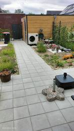 Te Koop 2 groene terras stoelen, Ophalen, Gebruikt, Overige kleuren, Kunststof