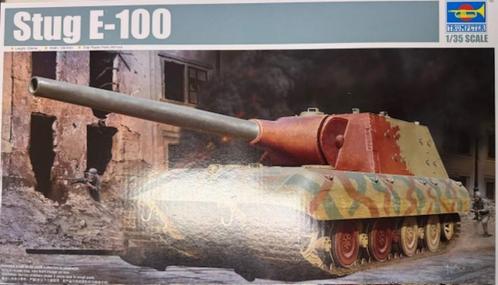 Coelianmodels, Trumpeter 09542, Stug E-100, 1/35 € 42,99, Hobby en Vrije tijd, Modelbouw | Auto's en Voertuigen, Nieuw, Tank, 1:32 tot 1:50