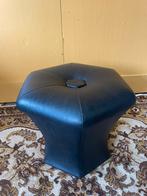 Vintage jaren 60 zwarte space age kruk/ poef, Overige materialen, ?, Zo goed als nieuw, ?