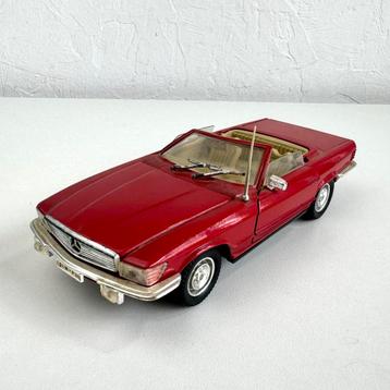 Polistil | vintage Mercedes Benz 450 SL Cabrio schaalmodel beschikbaar voor biedingen