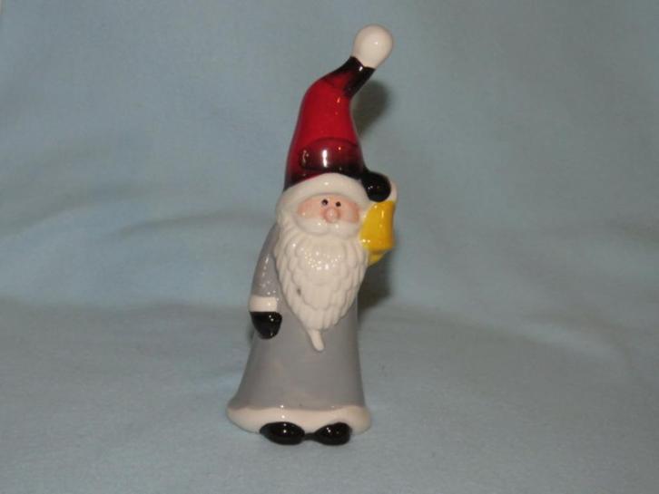 Vintage Zweeds kerstbeeldje jultomte met lampje, Diversen, Kerst, Zo goed als nieuw, Ophalen of Verzenden