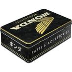 Honda Motorcycles parts reclame voorraadblik koektrommel, Ophalen of Verzenden, Nieuw, Auto's