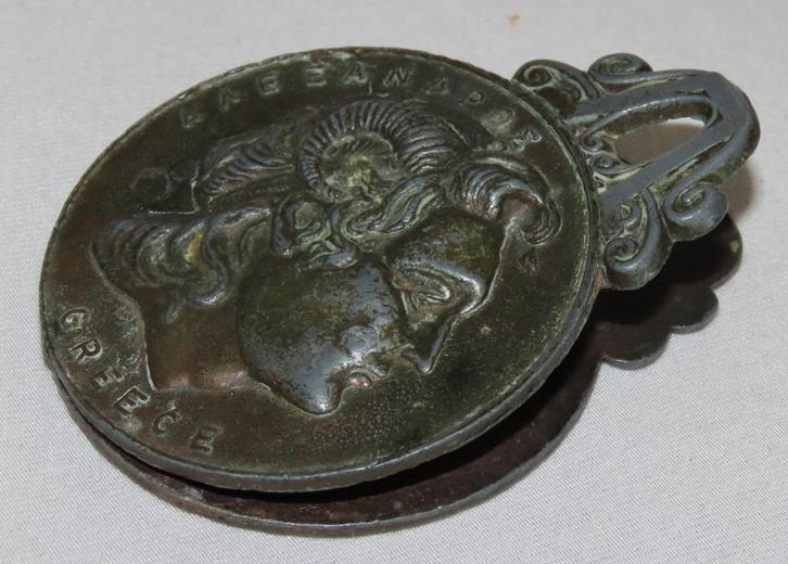 Antieke bronzen brievenhouder clip, Antiek en Kunst, Antiek | Koper en Brons, Verzenden