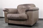 De Sede DS101 fauteuil in grijs leer, 75 tot 100 cm, Ophalen of Verzenden, 75 tot 100 cm, Midcentury