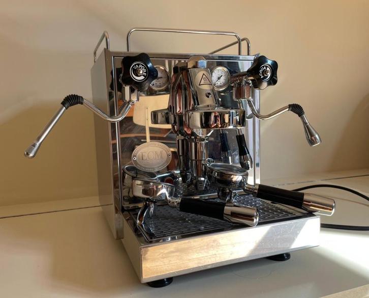 ECM Mechanika IV espressomachine, Witgoed en Apparatuur, Koffiezetapparaten, Gebruikt, Koffiebonen, Espresso apparaat, 2 tot 4 kopjes