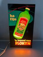 Reclame lichtbak Jonge Genever Floryn, Verzamelen, Ophalen, Gebruikt, Lichtbak of (neon) lamp