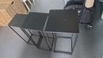 Planten standaarden set van 3 zwart, Ophalen, 25 tot 50 cm, Rond, 50 tot 100 cm