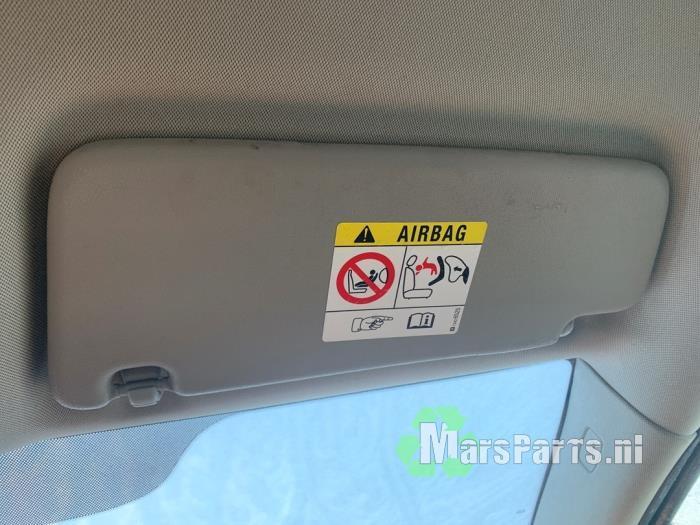 Zonneklep van een Opel Meriva, Auto-onderdelen, Interieur en Bekleding, Opel, Gebruikt, 3 maanden garantie, Ophalen of Verzenden